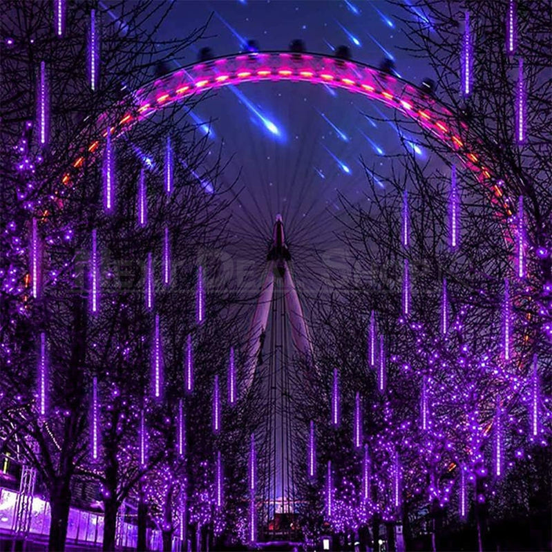 Skorter | Purple meteor shower LED rain lights