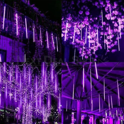 Skorter | Purple meteor shower LED rain lights