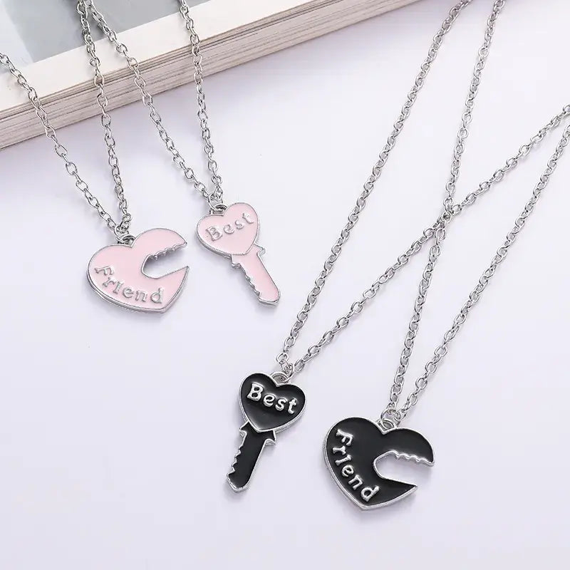 Skorter | 2 Pieces/ Set Chains Choker Broken Heart Jewelry Gift