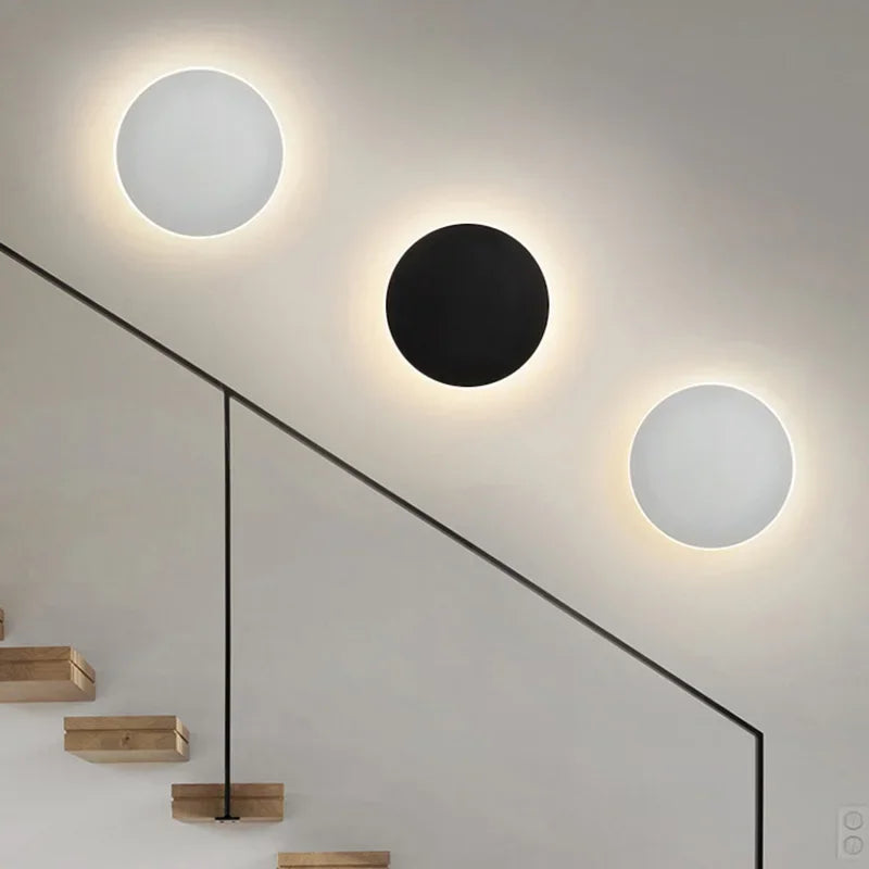 Skorter | Lumeo LED Wall Lamp Round – Dimmable, 20/30 cm – Touch & Sensor Control