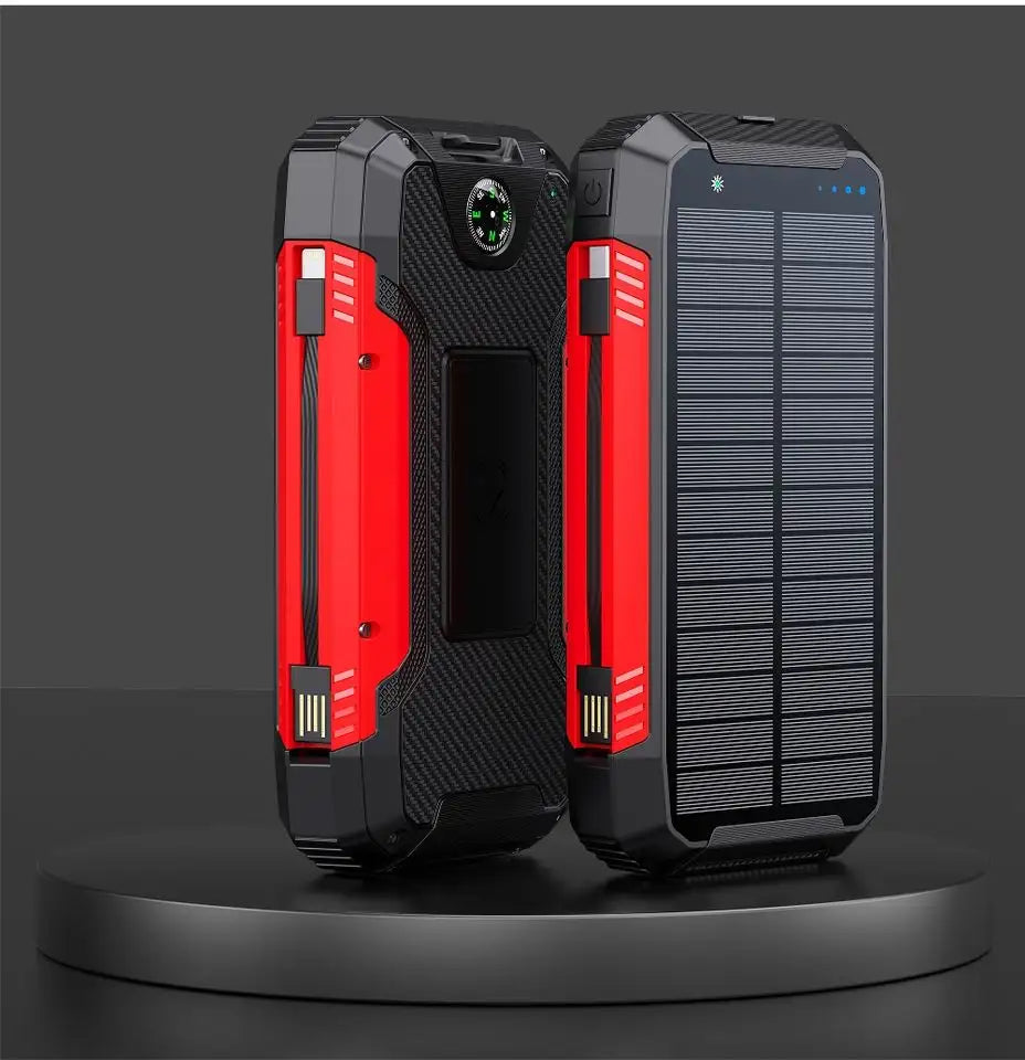 Skorter | 30000mAh Solar Charger Wireless Waterproof Power Bank External