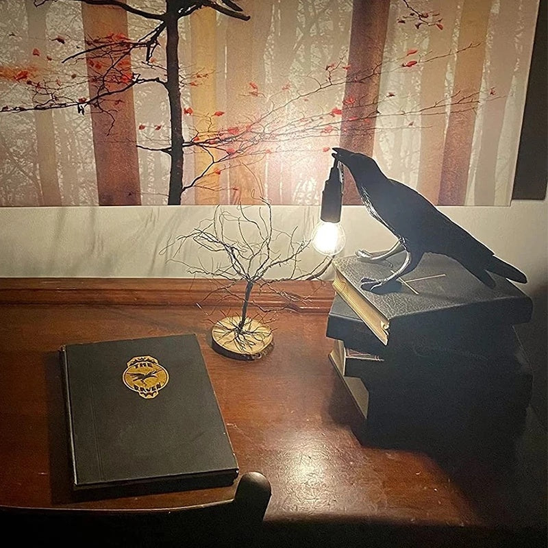 Skorter | Lucky Bird Crow Wall Lamp Table Lamp Night Lamp Bedroom Bedside Living Room Wall Lamp Home Decoration