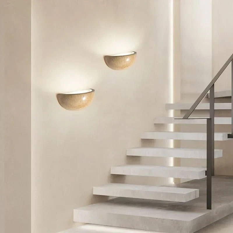 Skorter | LED Stone Wall Light – Natural Look for Living Room & Bedroom