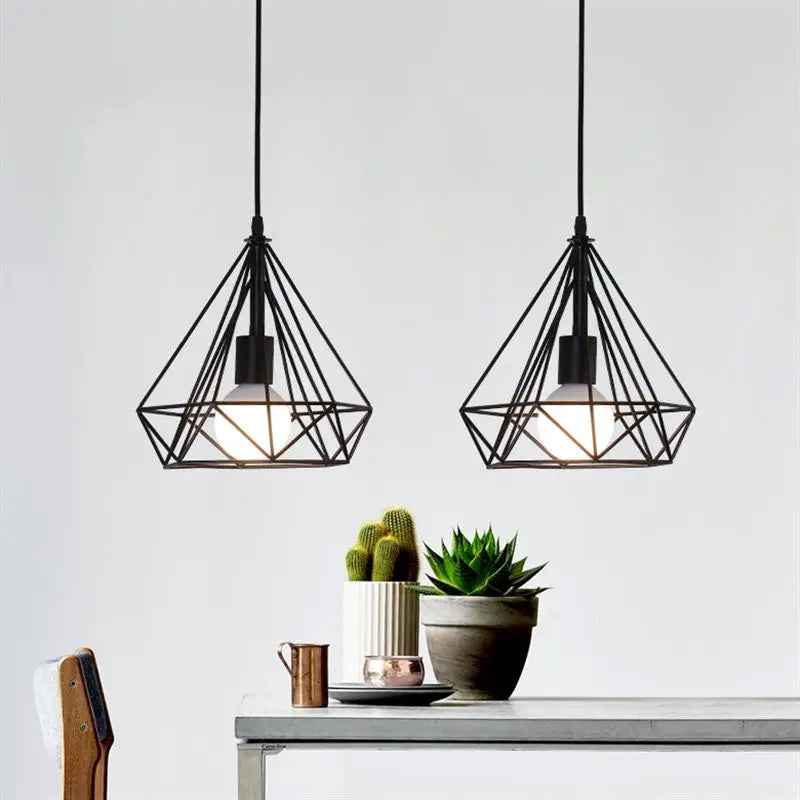 Skorter | RetroLux - Ceiling Lamp with Industrial Metal Frame