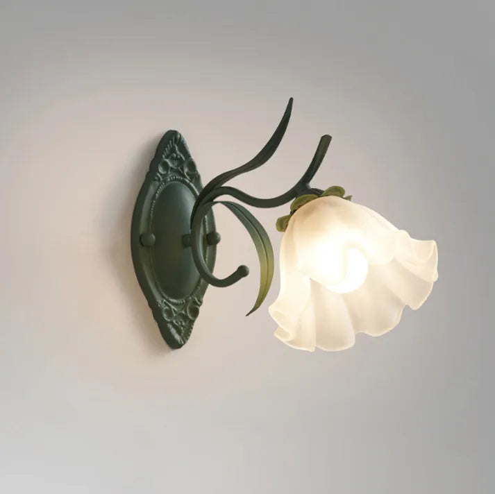 Skorter | LED Lily of the Valley Flower Wall Lamp - Decorative Floral Light Fixture for Living Room & Bedroom Decor