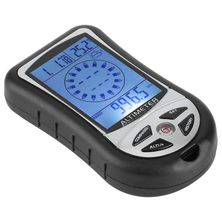 Skorter | 8 in 1 (Altimeter + Weather + Altitude + Compass + Thermometer + Clock + Calender + LED Backlight) Multifunction Digital Altimeter Watch Compass