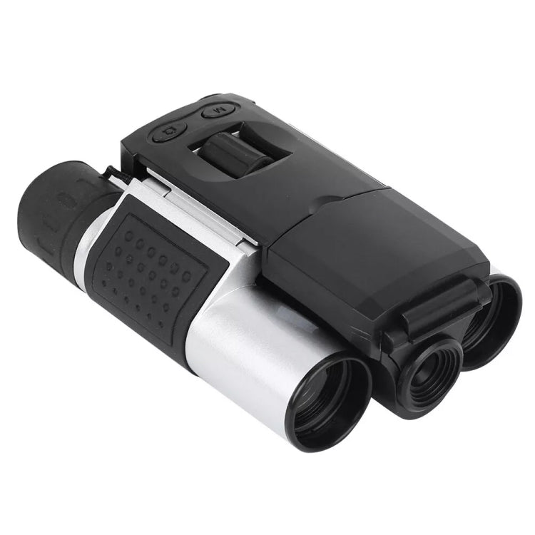 Skorter | DB618B 10X25 Zoom 10mm Objective Lens HD 1280x960P 1.5 inch LCD Screen Binocular Telescope Digital Camera(Black Silver)