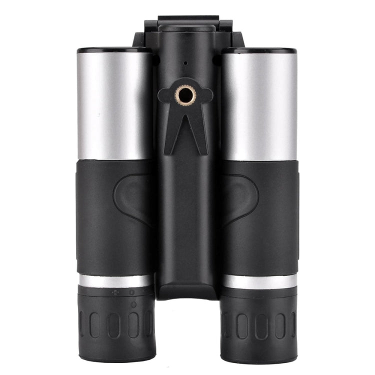 Skorter | DB618B 10X25 Zoom 10mm Objective Lens HD 1280x960P 1.5 inch LCD Screen Binocular Telescope Digital Camera(Black Silver)
