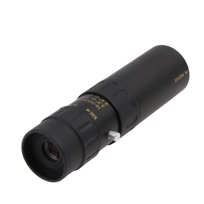 Skorter | 10-30 x 25mm Telescope Monocular for Backpacking / Hiking(Black)