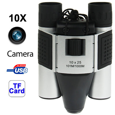 Skorter | 10×25mm 5 in 1 (Binocular Camera + Video Camera + Digital Camera + PC Cam + TF Card Reader) Digital Camera Binoculars, Field of View: 101m/1000m, Size: 135 × 100 × 24mm