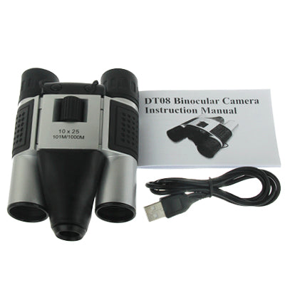 Skorter | 10×25mm 5 in 1 (Binocular Camera + Video Camera + Digital Camera + PC Cam + TF Card Reader) Digital Camera Binoculars, Field of View: 101m/1000m, Size: 135 × 100 × 24mm