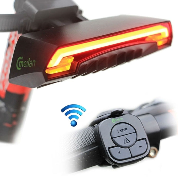 Skorter | Meilan X5 Wireless Remote Control Laser Tail Lamp for Bicycle, Waterproof Level: IPX4