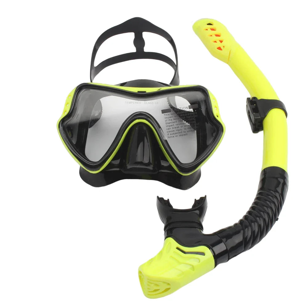 Skorter | Adult Unisex Snorkel Diving Mask Set with Goggles