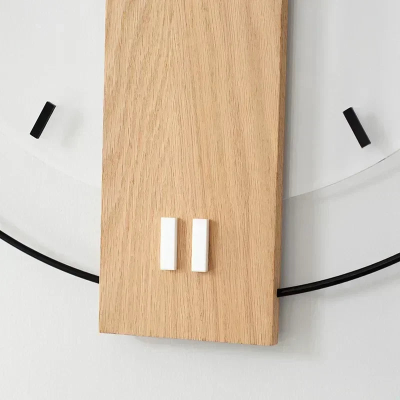 Skorter | SilentOak – Minimalist Wooden Wall Clock with Silent Movement
