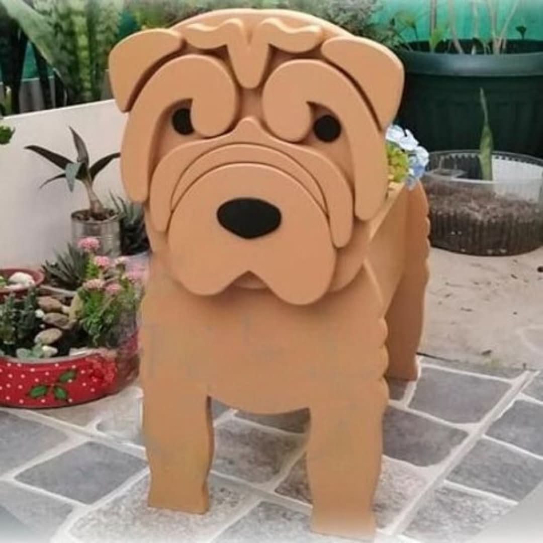 Skorter | Pupcycled - Puppy Plant Holder