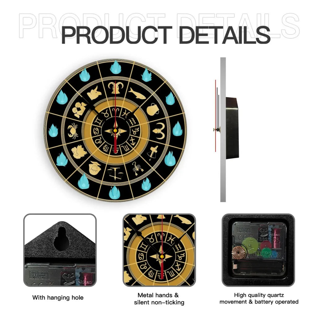 Skorter | ModernGlow - Stylish 3D Wall Clock for Interior Decoration