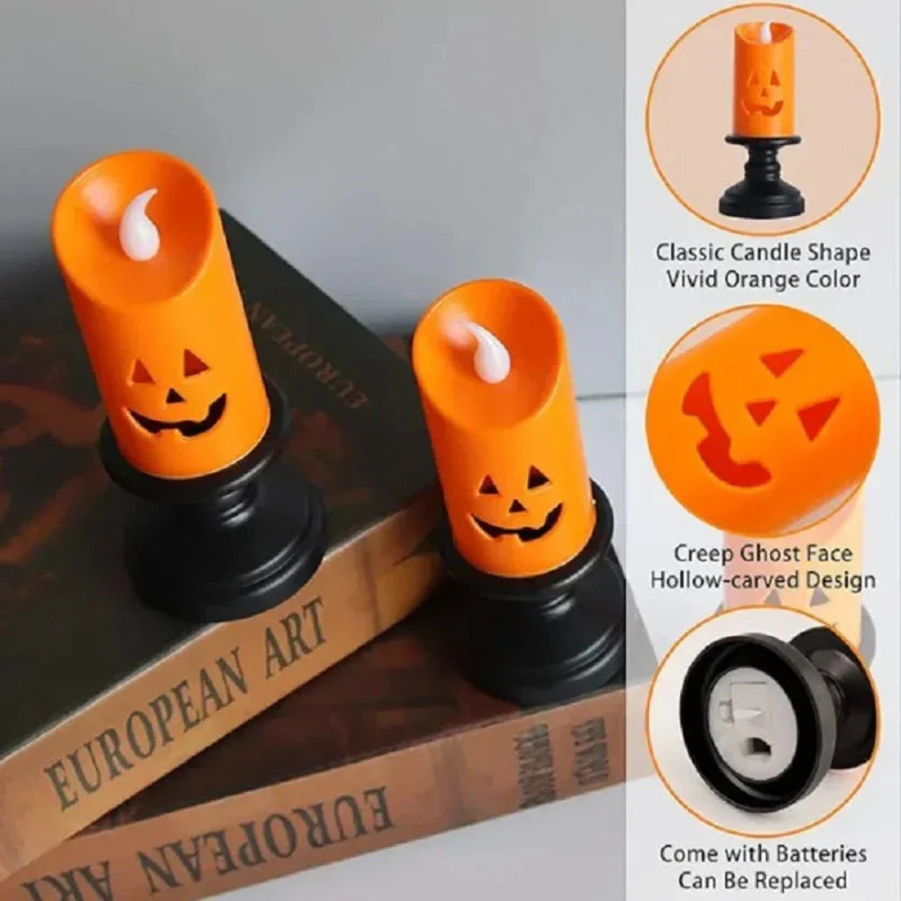 Skorter | Pumpkin Theme LED Electronic Candle
