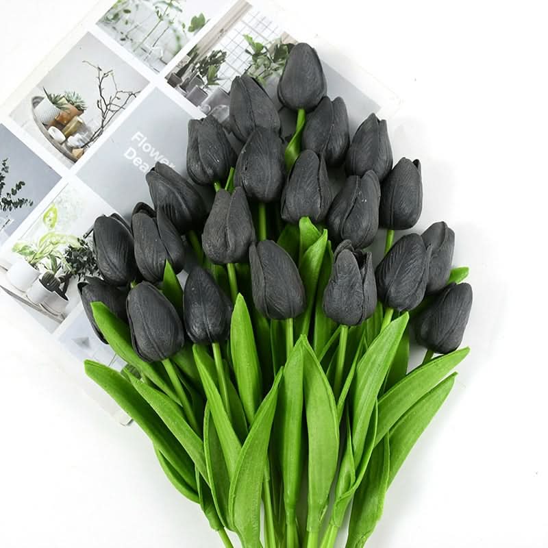 Skorter | Artificial Tulip Bouquet with Realistic Lifelike Flowers