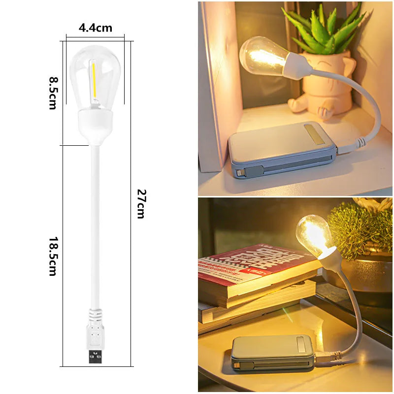 Skorter | FlexiGlow - USB LED Rotatable Night Light – Flexible Reading Light for the Road