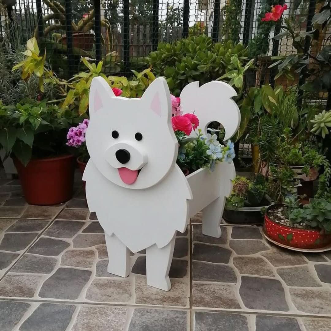 Skorter | Pupcycled - Puppy Plant Holder