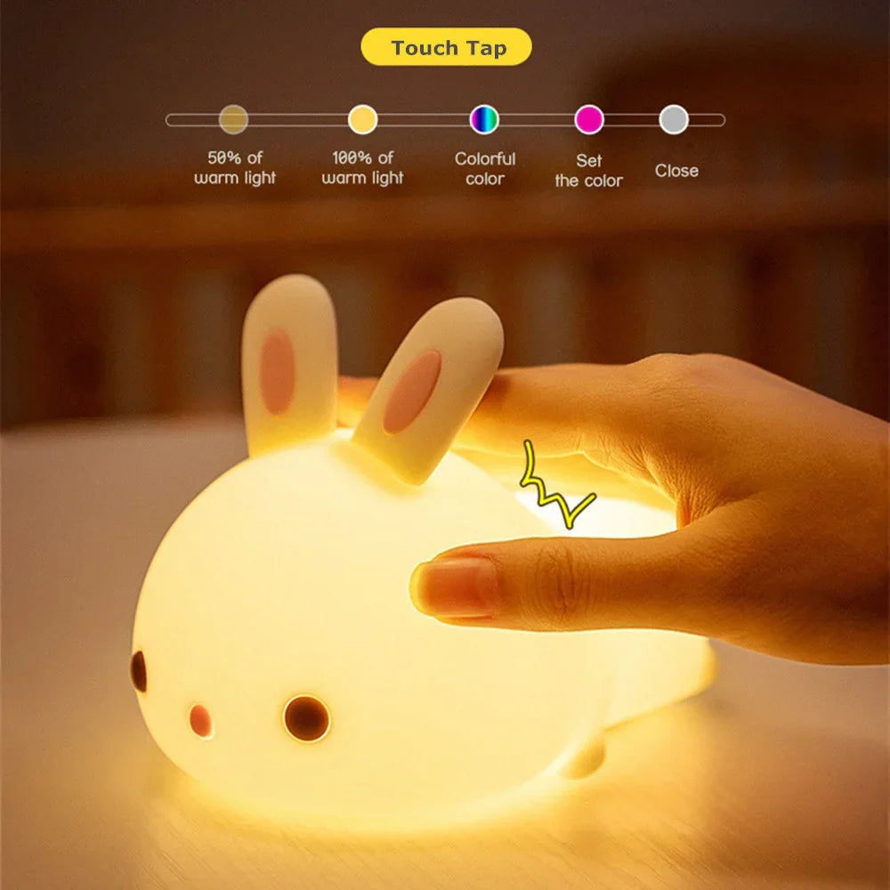 Skorter | Sensor 16 Colors LED Bunny Night Light