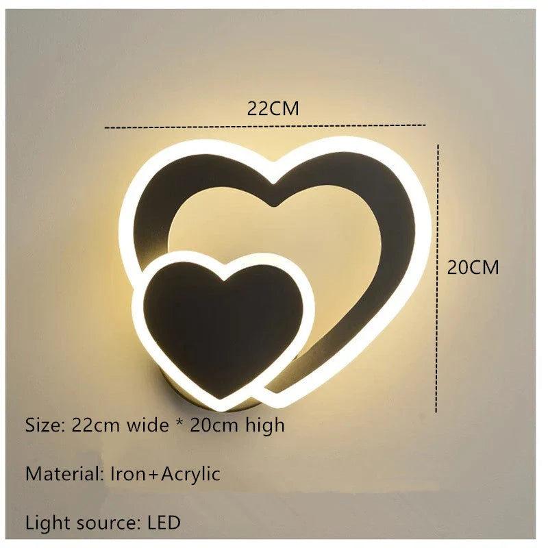 Skorter | HeartWall Wall Lamp - Creative LED Ambient Lighting