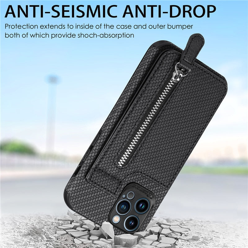Skorter | Vegan Leather Wallet Case for iPhone