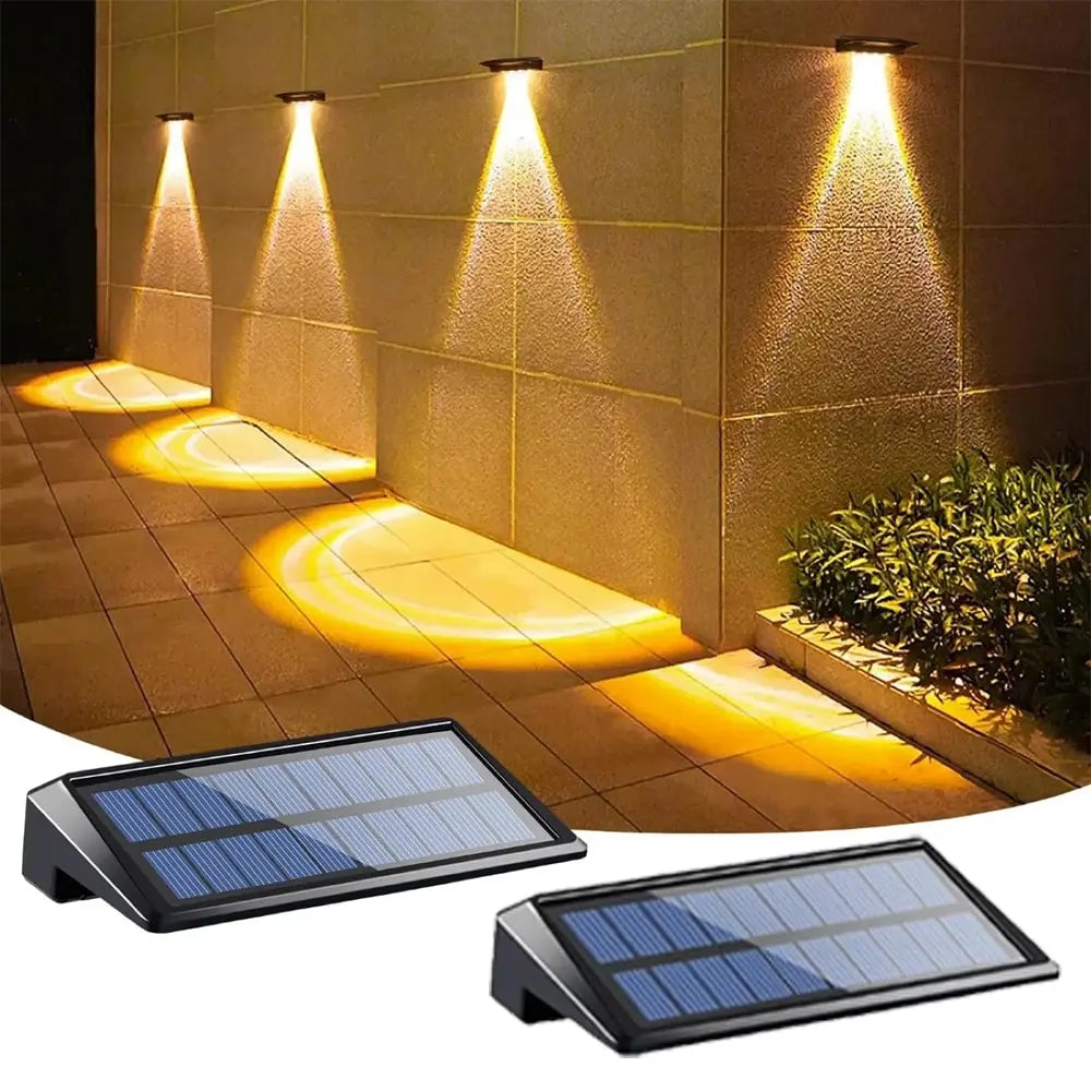Skorter | EcoRadiance Solar Accent Lights 2-Piece Set | Outdoor Lighting | Energy Efficient | Decorative Light for Garden & Terrace