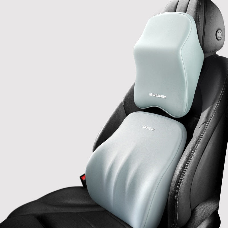 Skorter | ErgoDrive Car Seat Support – Orthopaedic Cushion for Neck & Back Pain Relief While Driving