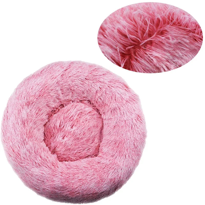 Skorter | CozyNest Plush Round Pet Bed – Washable & Non-Slip