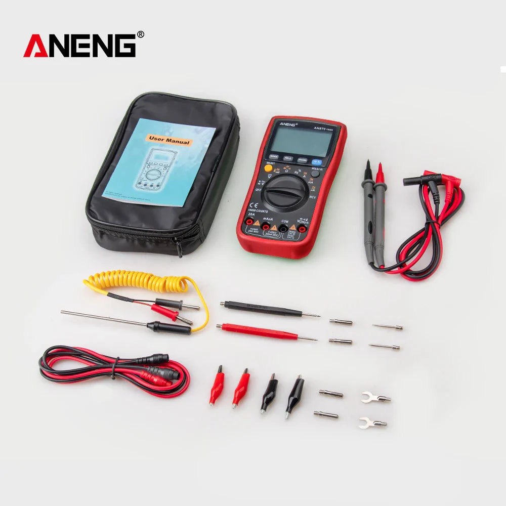 Skorter | AN870 Digital Multimeter - True RMS, Transistor Tester