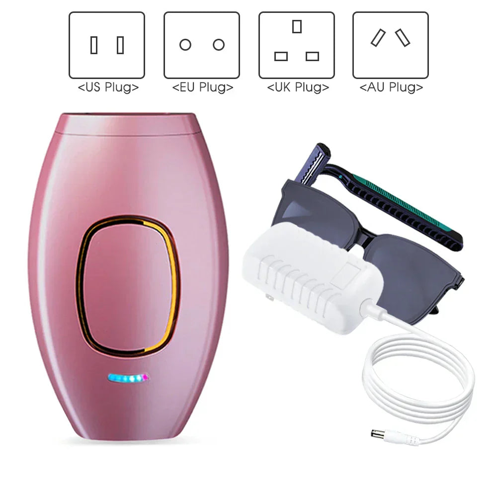 Skorter | Bikini IPL 500,000 Flash Epilator Impulse Permanent Laser Epilator Painless For Women Hair Removal Home Use Devices
