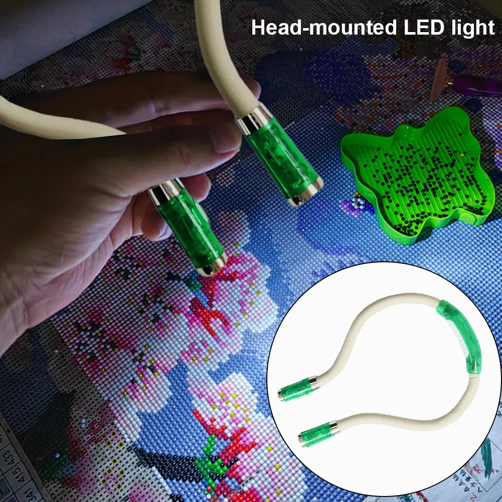 Skorter | Wearable Neck Lamp with LED for Knitting, Crocheting and Reading – Handsfree Light