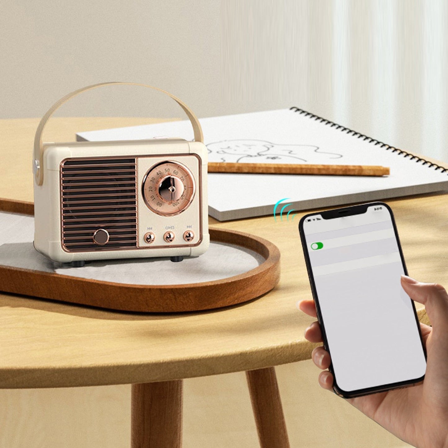 Skorter | Compact Retro Speakers with Radio