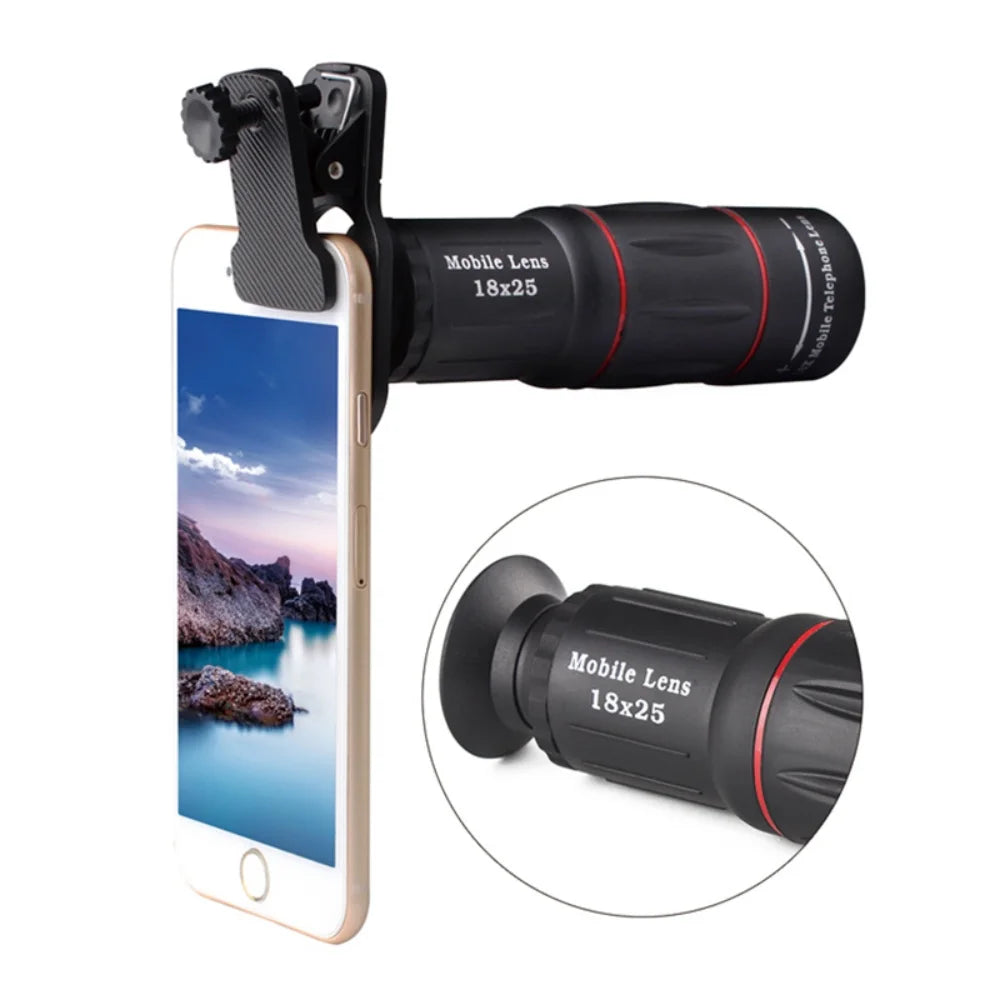 Skorter | Single Barrel Telephoto Lens External Camera for Mobile Phones - Telescopes & Concert Shooting