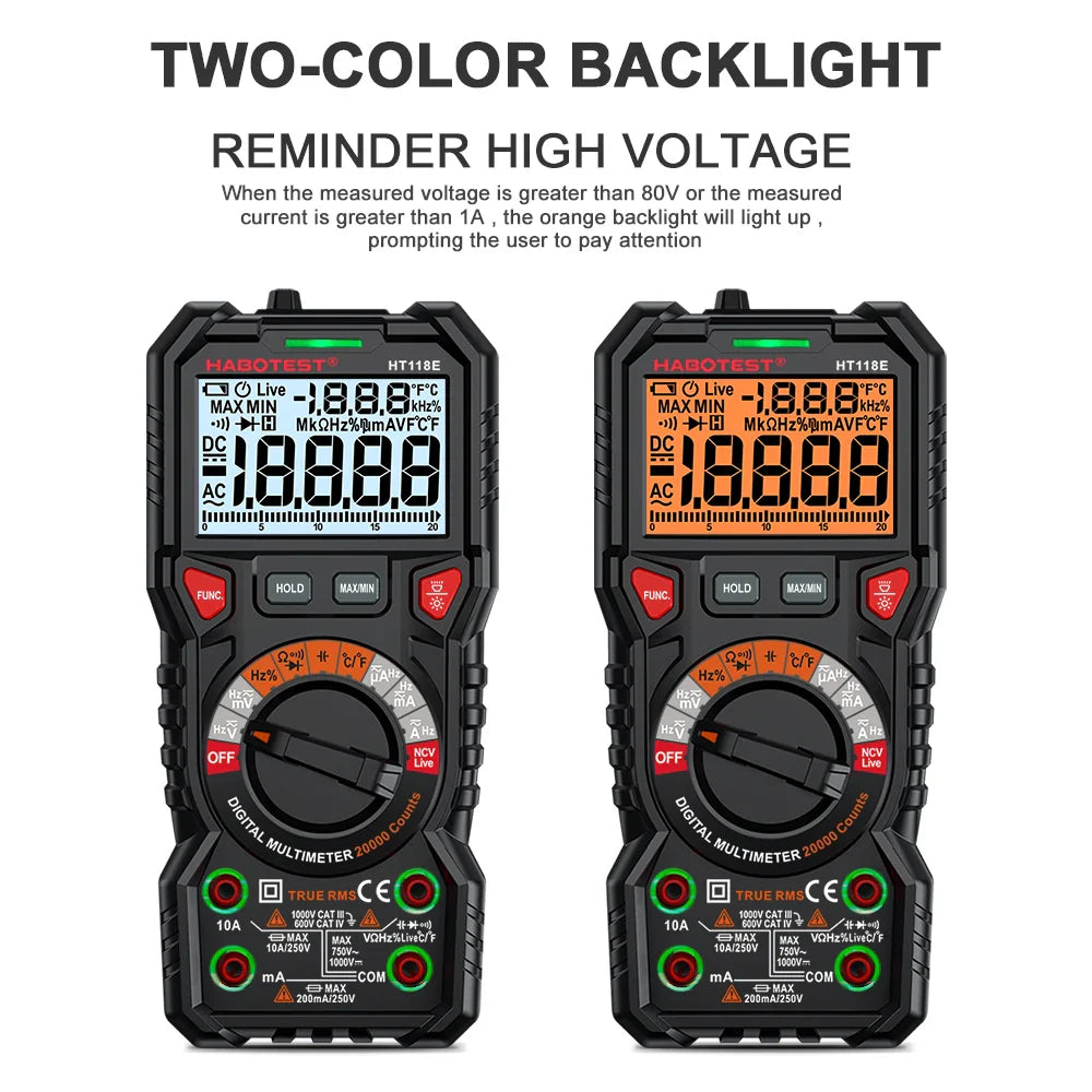 Skorter | HT118 Digital Multimeter - True RMS Auto Range NCV