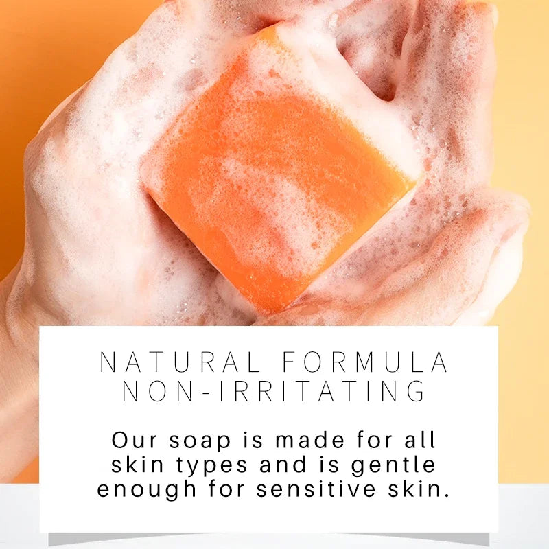Skorter | Turmeric Soap Facial Cleansing Anti Acne Remove Pimples Dark Spots