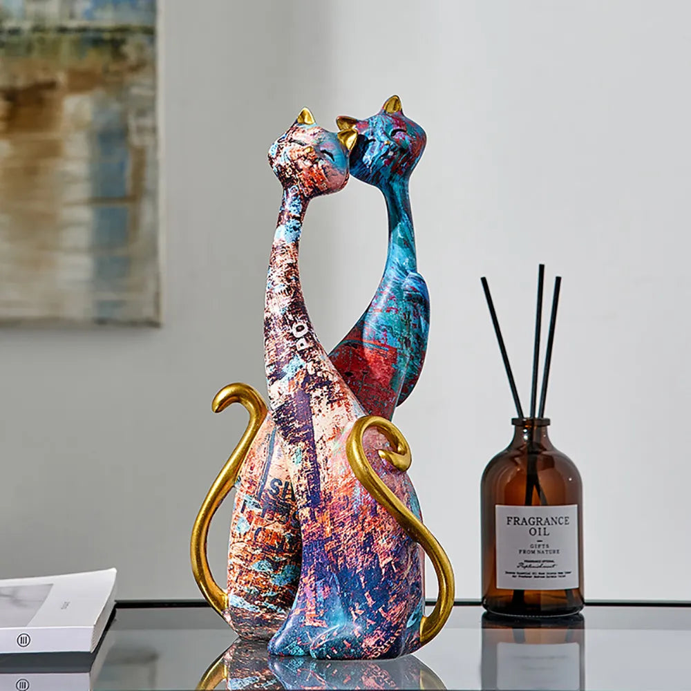 Skorter | Nambé Cat Figurines Decor