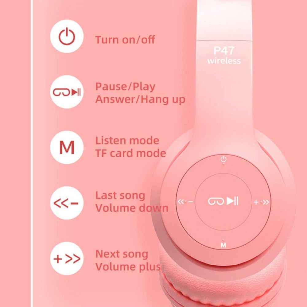Skorter | Ears LED Bluetooth Headphones