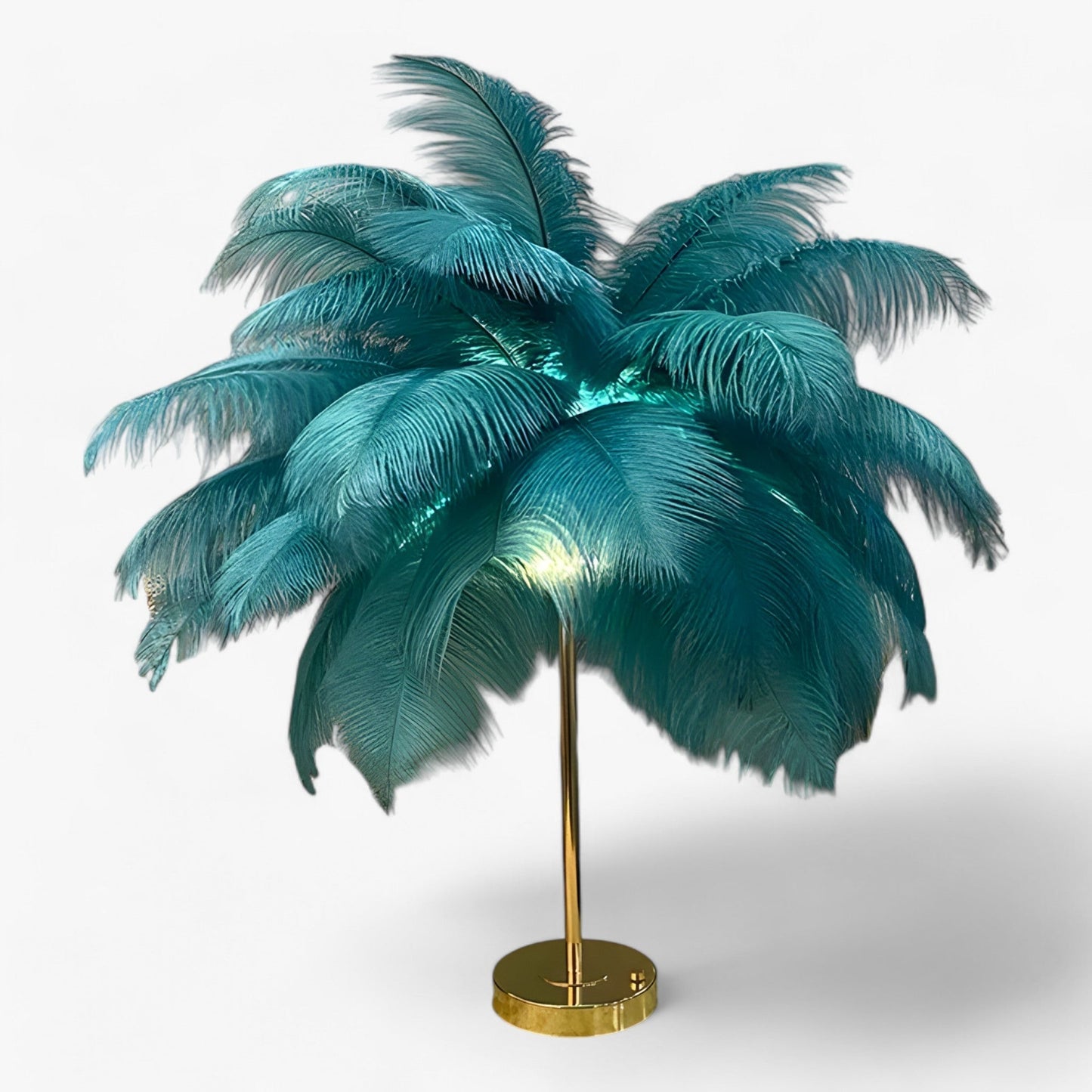 Skorter | FeatherGlow | Table lamp with touch control - LED with feathers for weddings and room decoration