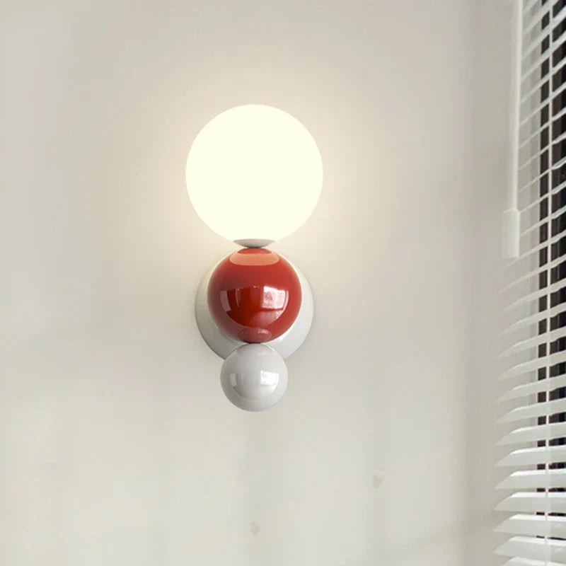 Skorter | PearlGlow - Nordic LED Wall Lamp with Adjustable Color Lighting