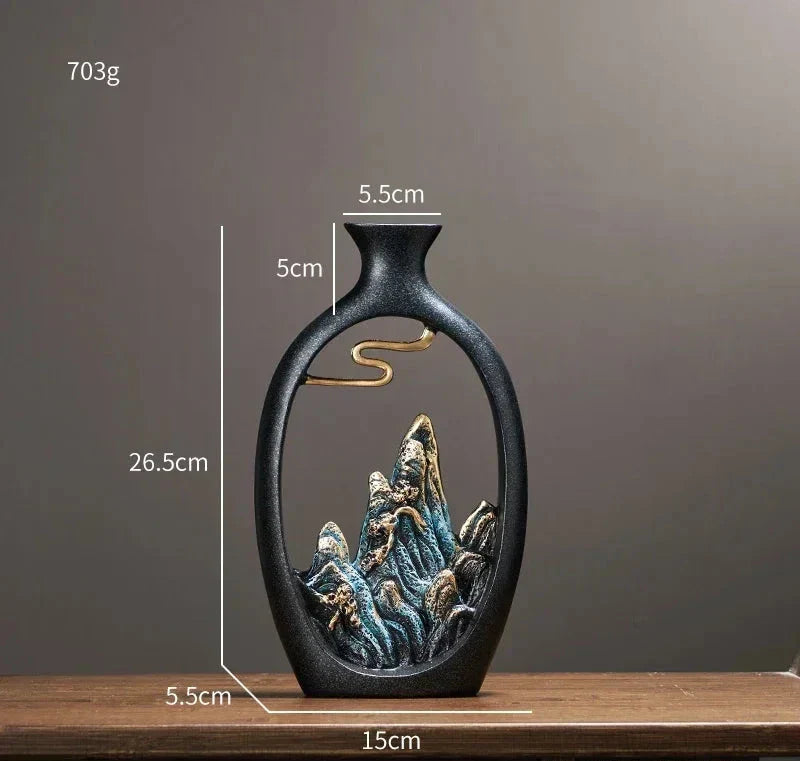 Skorter | Minimalism Mountain Stone Vase