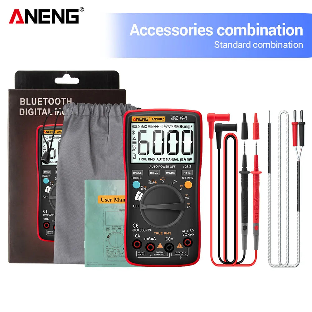 Skorter | Bluetooth Digital Multimeter with True RMS - AN9002
