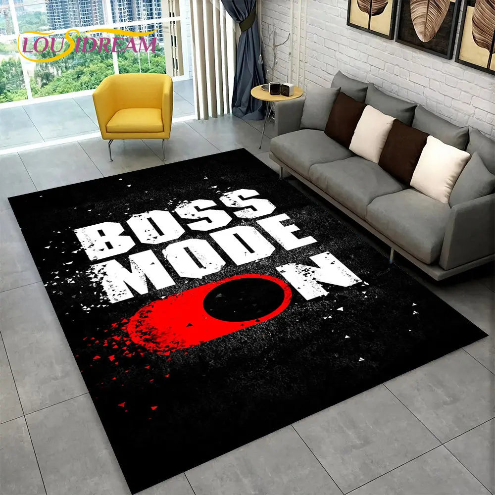 Skorter | Alex 3D Gamer Playmat Carpet - Large Non-Slip Carpet for Kids & Living Room