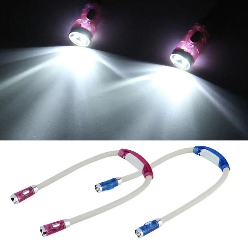 Skorter | Wearable Neck Lamp with LED for Knitting, Crocheting and Reading – Handsfree Light