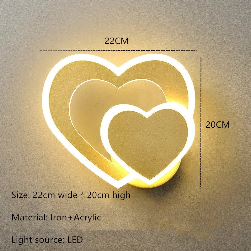 Skorter | HeartWall Wall Lamp - Creative LED Ambient Lighting