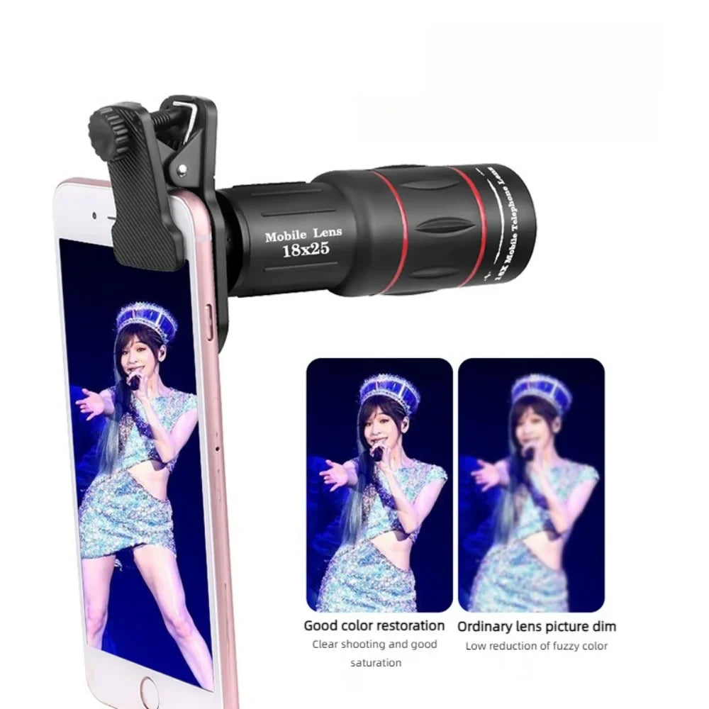 Skorter | Single Barrel Telephoto Lens External Camera for Mobile Phones - Telescopes & Concert Shooting