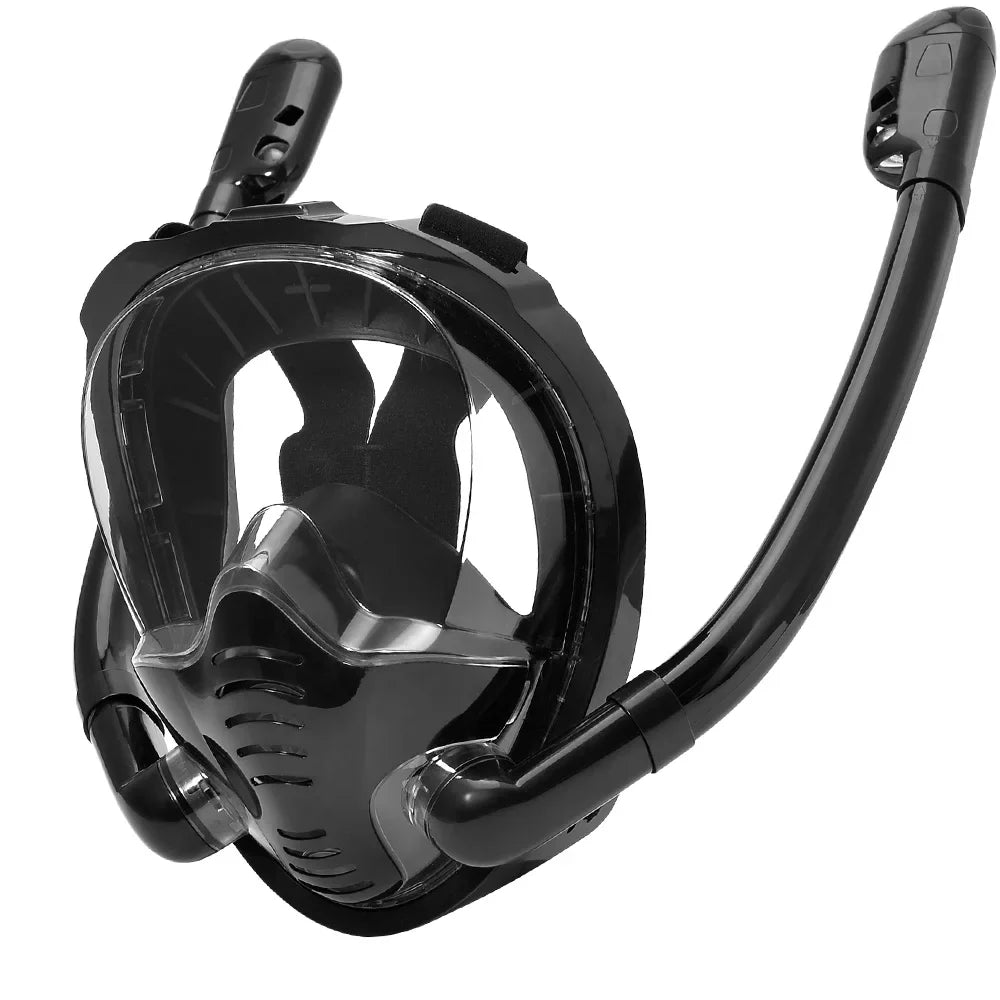 Skorter | 180° Panoramic Full Face Snorkel Mask with Dual Snorkels