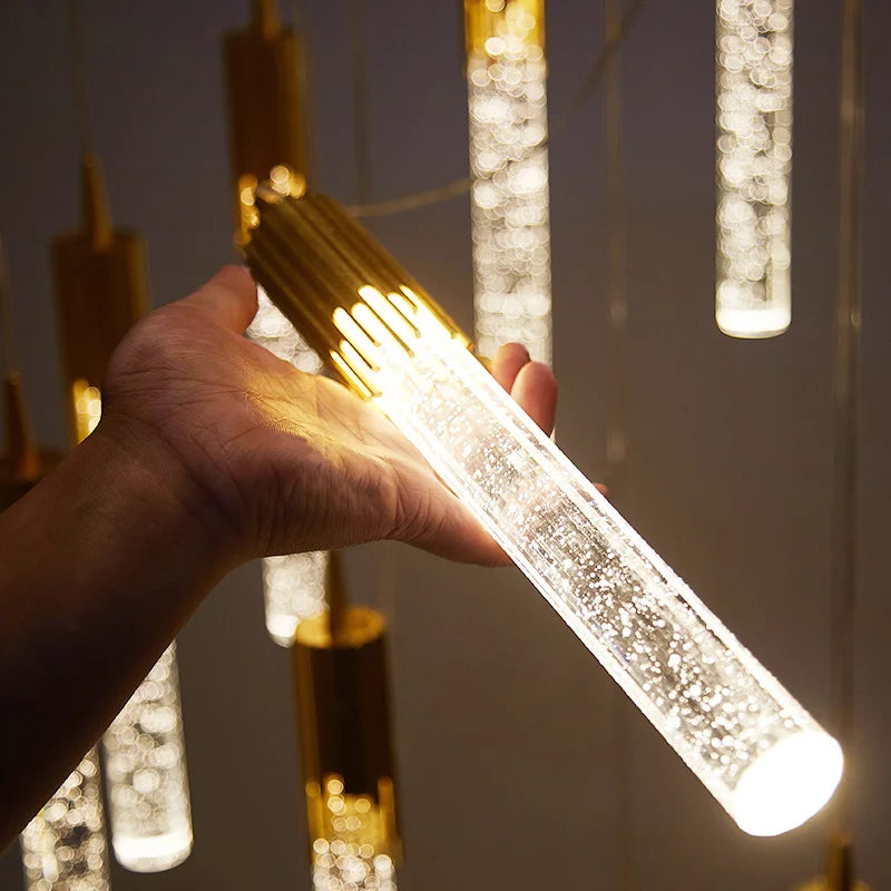 Skorter | Chandelier with crystal pendants