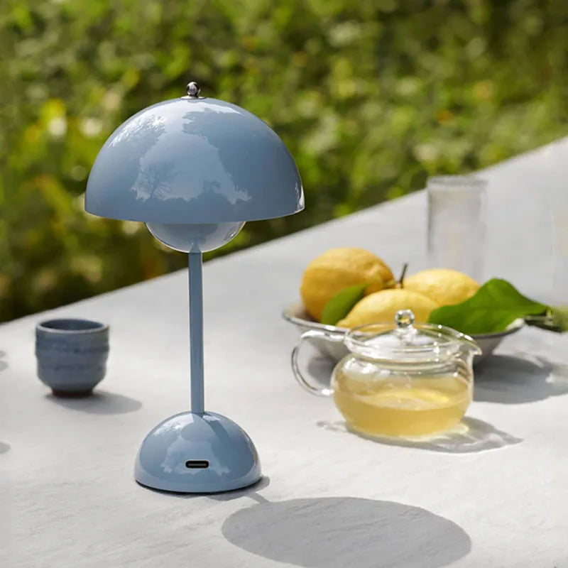 Skorter | Adjustable brightness flower pot lamp - Italian rechargeable table lamp VP3
